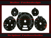 Tachoscheiben für Mercedes SL W129 R129 Öltemperatur MOPF 1 1995 bis 1998 160 Mph zu 260 Kmh 2