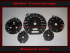Tachoscheiben für Mercedes SL W129 R129 Öltemperatur MOPF 1 1995 bis 1998 160 Mph zu 260 Kmh 2