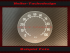 Speedometer Glass Scale for Mercedes Benz Typ 319 Daimler Benz AG 1960 0 to 100 Kmh Ø135 mm