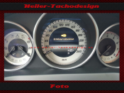 Tachoscheibe für Mercedes W204 W207 W212 Elegance Benzin Facelift Symbole - 1