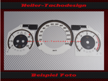 Speedometer Disc for Mercedes W204 W207 W212 Elegance Diesel Facelift Symbols - 1