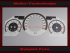 Tachoscheibe für Mercedes W204 W207 W212 Elegance Diesel Facelift Symbole - 1