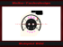 Speedometer Disc for Mercedes W204 W207 W212 Elegance Diesel Facelift Symbols - 2