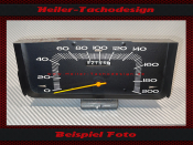 Speedometer Sticker for Chrysler Plymouth Satellite Belvedere 1966 bis 1967 120 Mph to 200 Kmh