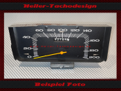 Tacho Aufkleber für Chrysler Plymouth Satellite Belvedere 1966 bis 1967 120 Mph zu 200 Kmh