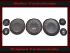 Set Tacho Aufkleber für Chevrolet Impala 1967 120 Mph zu 200 Kmh