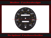 Tachoscheibe für Alfa Romeo Spider 1991 140 Mph zu...