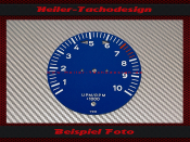 Tachometer Disc for Porsche 911 to 10000 RPM Rede Mark...