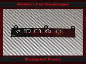 Speedometer Symbols Bar for Mercedes SL W107 R107 W116...