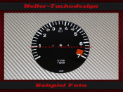 Tachometer Disc for Porsche 911 930 7000 Red Area from 6600