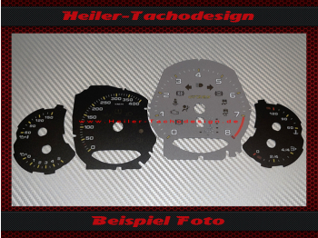 Speedometer Disc for Porsche 991 GT2RS 250 Mph to 400 Kmh