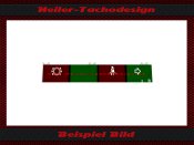 Speedometer Symbols Bar for Mercedes SL W107 R107 W116...