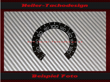 Speedometer Sticker on Speedometer Glass for Ford Thunderbird 1963 120 Mph to 190 Kmh