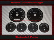 Speedometer Discs for Harley Davidson Street Glide 2010 Ø 80 120 Mph to 190 Kmh