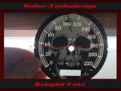Speedometer Disc for Harley Davidson Fat Bob 2010 Ø100