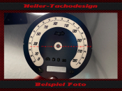 Speedometer Disc for Harley Davidson Fat Bob Dyna CVO 2009 Ø100 Mph to Kmh