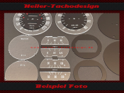 Tachoscheiben für Alfa Romeo Spider 2000 Touring Serie 102 1957 bis 1962