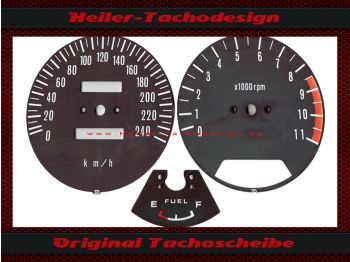Speedometer Disc for Suzuki GS1000E 1978 with Fuel Gauge