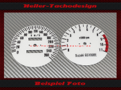 Speedometer Disc for Suzuki GS1000E 1978 without Fuel Gauge