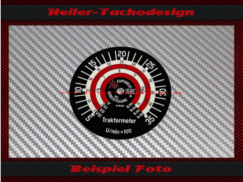 Speedometer disc for tractor meter Fahr D177 other scale VDO