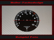 Tachometer Disc for Porsche 911 to 10000 RPM Rede Mark...