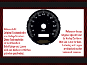 Speedometer Disc for Harley Davidson Road Glide 2002 2003 Ø80 Mph to Kmh
