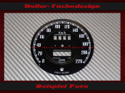 Speedometer Disc for MG Smiths &Oslash; 92 mm 140 Mph to...