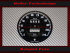 Speedometer Disc for MG Smiths Ø 92 mm 140 Mph to 220 Kmh