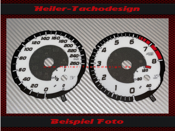 Speedometer Discs for Mercedes W231 SL400 SL500 Model 2015 Petrol 160 Mph to 260 Kmh