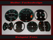 Set Speedometer Discs for Porsche 911 150 Mph to 250 Kmh