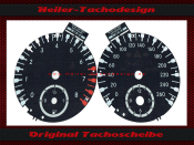 Speedometer Discs for Mercedes R171 SLK 300 without Kranz 260 Kmh Petrol