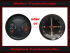 Chrome Ring Front Ring Bezel Clock oder Fuel Temp for Porsche 911 912 914 Ø 83 x 11 mm