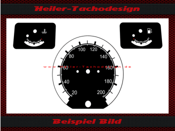 Tachoscheibe für Opel Corsa A ohne Drehzahlmesser