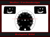 Speedometer Disc for Opel Corsa A without Tachometer