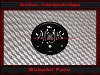 Zusatzinstrument Zifferblatt Öldruck für VW Bulli T1 VW Käfer VDO Ø 47 mm