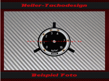 Zusatzinstrument Massenbelegung 0 bis 16 kg/m² Zifferblatt für VDO Mercedes Unimog