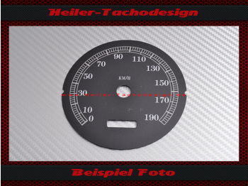 Tachoscheibe für Harley Davidson Dyna Wide Glide FXDWG Ø100 2003 Mph zu Kmh