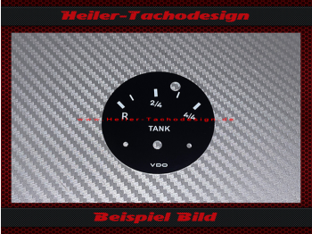 Additional Instrument Dial Fuel Gauge VDO R 24 44 with warning lamp 55 mm