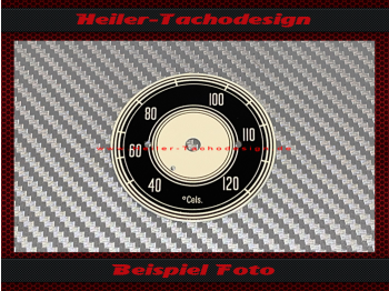 Temperature Display Dial for Mercedes W11 Wanderer Ø55 mm