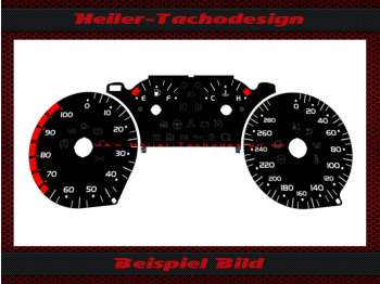 Tachoscheibe für Fiat Stilo 16V 12 Uhr Stellung