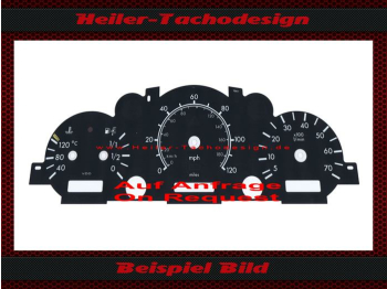 Speedometer Disc Mercedes W163 ML500 M-Class MPH zu KMH