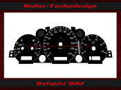 Tachoscheibe f&uuml;r Mercedes W163 ML500 M Klasse Mph zu Kmh