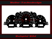 Tachoscheibe für Mercedes W163 ML500 M Klasse Mph zu Kmh