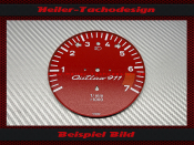 Tachometer Disc for Porsche 911 930 7 1min x1000