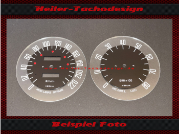 Speedometer Discs for Alfa Romeo Spider 2000 Touring Serie 102 1957 to 1962