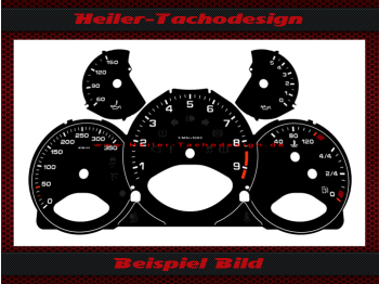 Speedometer Discs for Porsche 911 997 350 Kmh Tachometer to 9500 RPM