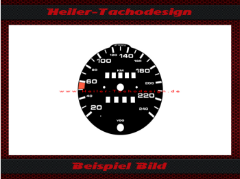 Tachoscheibe für Porsche 924 240 Kmh