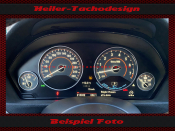 Tachoscheibe für BMW F30 F31 F32 F33 F34 Facelift Sport Benzin Mph zu Kmh
