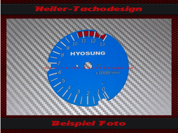 Drehzahlmesser Scheibe für Hyosung GT 125 R 2008