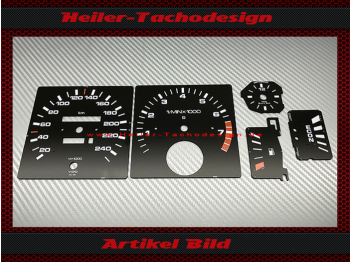 Tachoscheiben für Audi 80 90 Coupe Typ 81 85 240 Kmh
